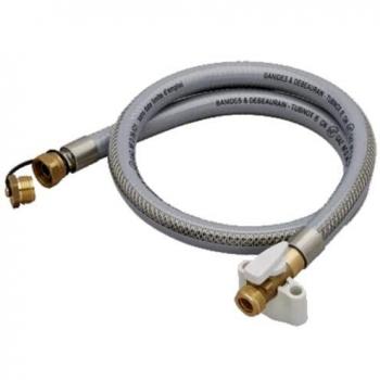 Ensamble ROBIFLEX para Gas Natural 1/2'' (Roai + Flexible Inoxidable Ilimitado + Bouchon) 1,50m - BANIDES