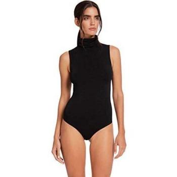 Black Viscose Sleeveless String Body for Women - Size S