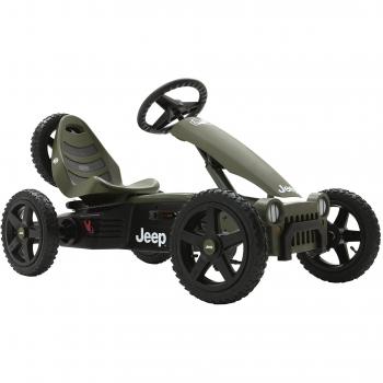 BERG Pedal Gokart Rally JEEP Adventure | Coche de Pedales, Seguro y Estabilidad, Juguete para niños Adecuado para niños de 4 a 12 años