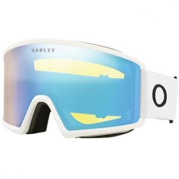 Oakley Target Line L Matte White Ski Goggles with HI Yellow Iridium Lens
