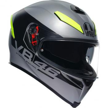 Casco AGV K5 S Apex 46 - Negro Gris (XS)
