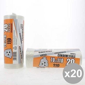 Set 20 XONDA Sacco Trasparente 42Gr 20Pz Detersivi e articoli per pulizie