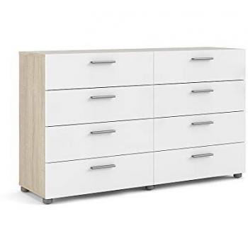 Cama Individual Contenedor Carolina con Colchón 80x190 cm, Beige, 100% Made in Italy, Apertura Frontal