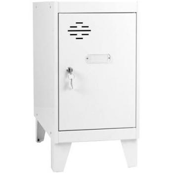 Casillero Metálico Simonlocker Mini 475x400x500 con Pies Blanco