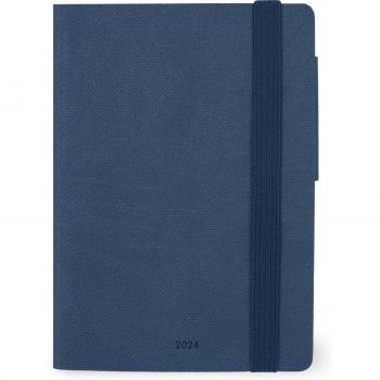Agenda Legami Small día/pág mult 2024 Azul Oscuro