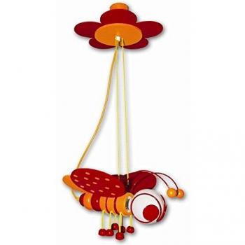 Lámpara colgante Bonita BIENCHEN, roja