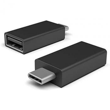Microsoft jtz00002 adaptador de cable usb typec usb 30 negro adaptador para cable usb typec usb 30 male connectorfemale connector negro