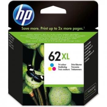 HP 62XL Tricolor Original Ink Cartridge (C2P07AE)
