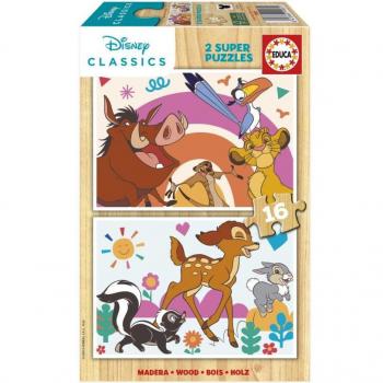 Puzzle Disney Animals 2x16 piezas