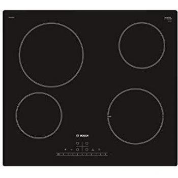 Placa de Vitrocerámica Bosch PKE611FP1E Negra con 4 Zonas de Cocción y Control Táctil
