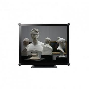 Monitor Táctil Multi Touch Neovo TX-1902 de 19 LCD SXGA 1280 x 1024, Respuesta Rápida de 5 ms, Carcasa Metálica y Diseño para Mesa en Color Negro