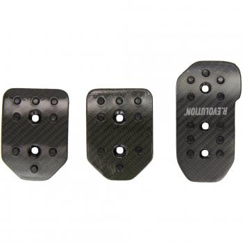 Bottari 13168 Pedales para Coches, Conjunto de 3 Piezas, Color Gris Oscuro