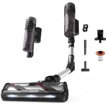 Rowenta X-Force Flex 13.60 Allergy Aspiradora Vertical Sin Cable, Batería de 150 AW, Autonomía de Hasta 60 Minutos, Ligera y con Joystick Flexible, Color Violeta