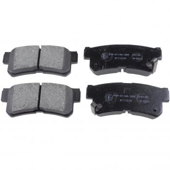 Juego de pastillas de freno traseras Blue Print ADG04250, kit de cuatro unidades para frenos de disco
