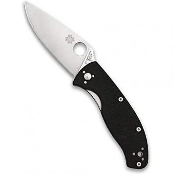 Spyderco Einhandmesser Tenacious G-10 Navaja, Unisex, Negro