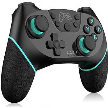 Inalámbrico Mando para Nintendo Switch, RegeMoudal Bluetooth Controlador para Switch, Switch Gamepad Joystick con Batería Recargable, Vibración, Turbo, Giroscopio Función para Switch/Lite