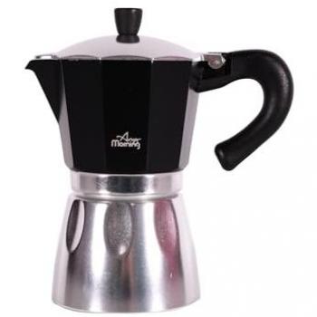 Cafetera Espresso de Aluminio Any Morning, Moka Pot 240 ml