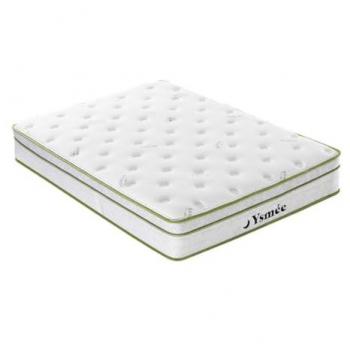 Colchón de 160 x 200 cm con muelles ensacados, 5 zonas y funda de bambú de 28 cm de espesor - PASIR de YSMÉE