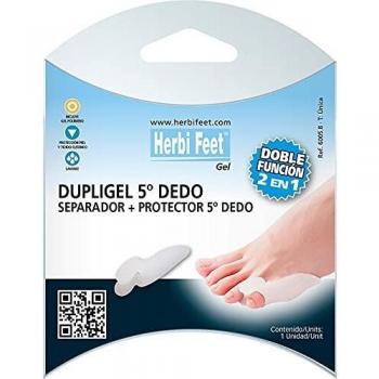 Herbi Feet - Dupligel Meñique - Separador, Alineador y Protector Dedo Pie