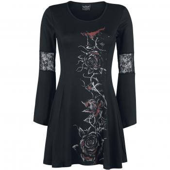 Alchemy England Bleeding Rose Vestido Negro