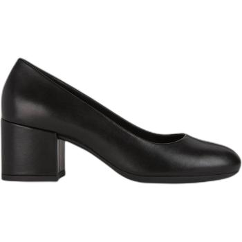 Geox Women's Black Leather Heels D Eleana A