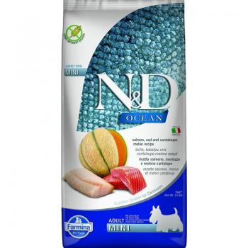 Farmina N&D Ocean Grain-Free Mini Breed Adult Salmon & Cod Recipe Dry Dog Food, 7 kg