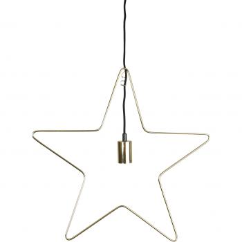 Star 707 – 11 iluminación decorativa, metal, latón, 55 x 0,5 x 55 cm