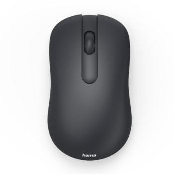 Ratón óptico inalámbrico HAMA WM-100 - Silencioso - 3 botones - Ambidiestro - 1200 DPI - Negro