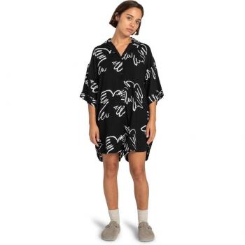 Element Harper Birds - Mono tipo camisa para Mujer, color negro, modelo Eljns00110-Kvm6