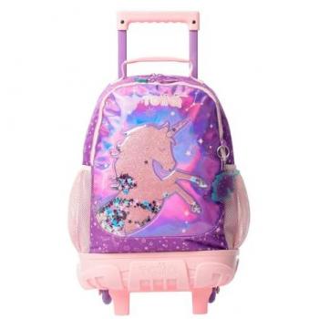 Mochila Ruedas TOTTO Unispace M - Características: diseño moderno, capacidad de almacenamiento amplia, ruedas resistentes para fácil transporte, compartimentos organizadores, correas ajustables y acolchadas, material duradero y resistente al