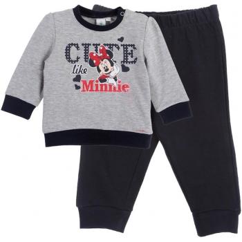 Chándal para niña, diseño de Minnie Mouse, color Gris/azul marino like 23mois