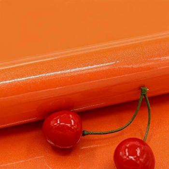 Hode Papel Adhesivo para Muebles Naranja 30cmX3m Impermeable Vinilo Pegatina Decorativo Papel Pintado Cocina Baño PVC