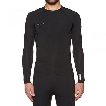 Camiseta de neopreno O'Neill Reactor-2 1.5mm de manga larga para hombres, color negro intenso, talla XL