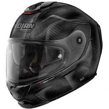 Nolan Casco Integral X-Lite X-903 Ultra Carbon Negro Brillante, Casco de carbono, incluye sistema N-Com, tamaño XL