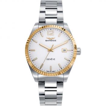 Reloj Sandoz Hombre Analógico Cuarzo Acero Inoxidable 41mm