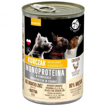 Pet Republic Monoprotein Pollo - Comida Húmeda para Perros - 400g