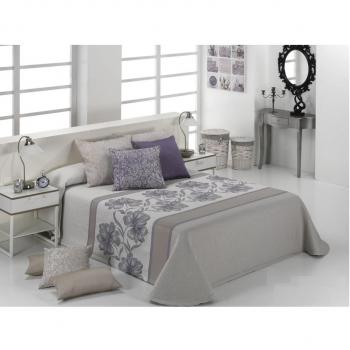 Textilia Orión - Colcha cubrecama, para cama de 150 cm, 250 x 270 cm, color lila