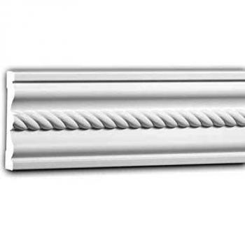 Moldura Decorativa de Estuco Neoimperio Blanca 2 m - PROFHOME DECOR