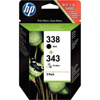 HP 338/343 Inkjet Print Cartridges combo-pack SD449EE