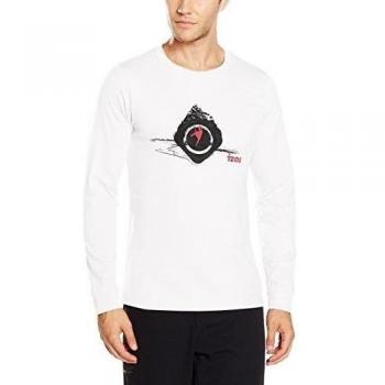 Izas Nordent - Camiseta para hombre, color blanco / negro / rojo, talla M