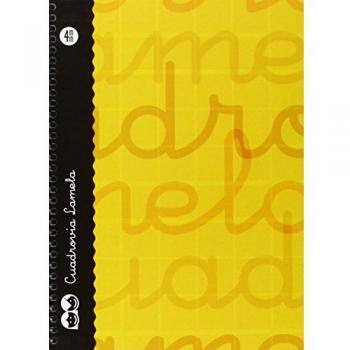 Lamela 7CTE004N - Cuaderno en espiral 4º, color naranja