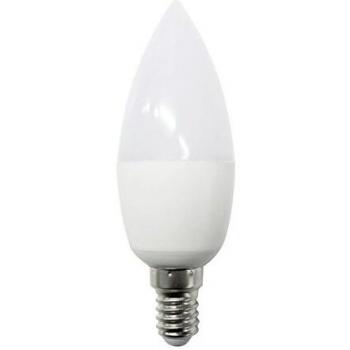 Pack de 2 bombillas LED vela SevenOn LED 54872, 6W equivalente a 40W, casquillo E14, 180º, 470 lúmenes, 3.000K, blanco cálido, no regulable