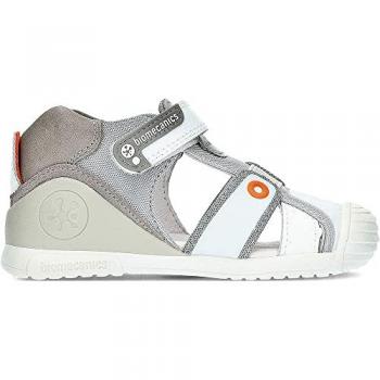 Sandalias Biomecanics Bebé Rejilla Color Gris Talla 18