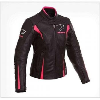 Bering - Chaqueta Moto - Bering LADY Gangsta negro/Fuschia