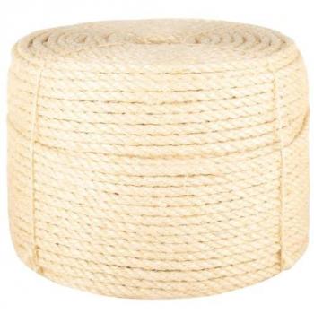 vidaXL Rope 100% Sisal 10 mm 25 m