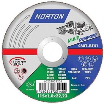 Norton ct 46 t-bf41 - Disco corte especial corte 46 t-bf41 diámetro 125mm