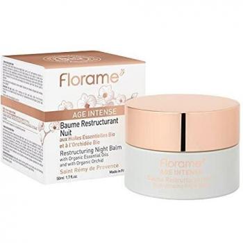 Florame Age Intense Organic Night Restructuring Balm for Mature Skin, 50 ml