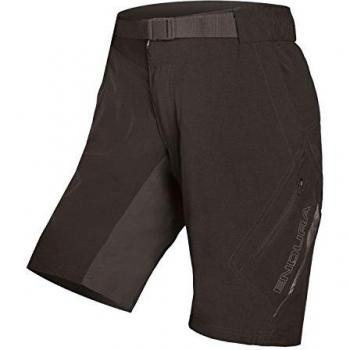 Endura Hummvee Lite - Pantalón corto para bicicleta de montaña para mujer - Endura, pantalones cortos cargo, L, Negro