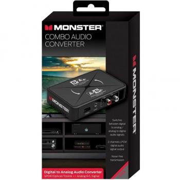 Monster Monacor Combo Audio Converter (Digital/Analog) Black