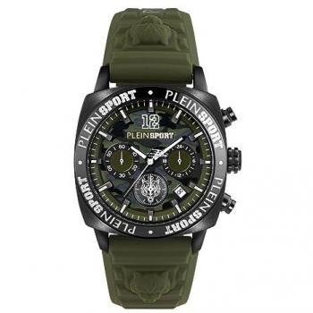 Philipp Plein Wildcat Chrono Watch, Green, Male, Size: ONE SIZE